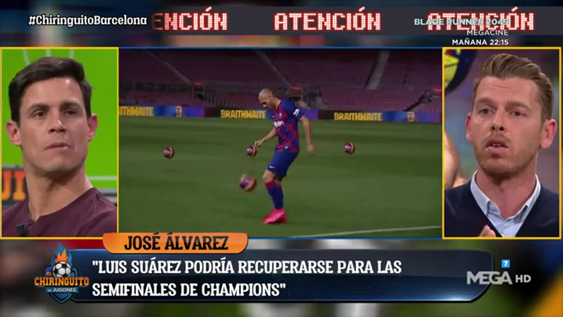 José Álvarez: "El vestuario del Barça ve bien la llegada de Braithwaite"