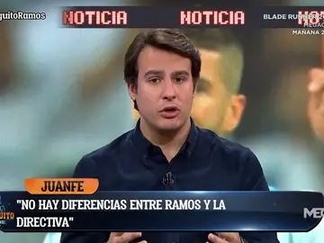 Juanfe Sanz: "La relación entre Ramos y Florentino es inmejorable Juanfe Sanz: "La relación entre Ramos y Florentino es inmejorable