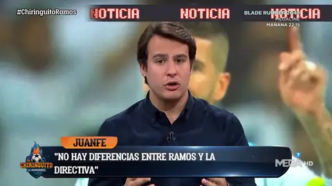 Juanfe Sanz: "La relación entre Ramos y Florentino es inmejorable Juanfe Sanz: "La relación entre Ramos y Florentino es inmejorable