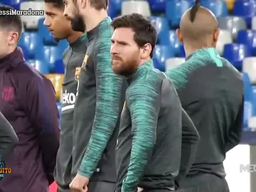 Messi, el centro de atención en Nápoles, la casa de Maradona Messi, el centro de atención en Nápoles, la casa de Maradona