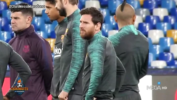 Messi, el centro de atención en Nápoles, la casa de Maradona Messi, el centro de atención en Nápoles, la casa de Maradona