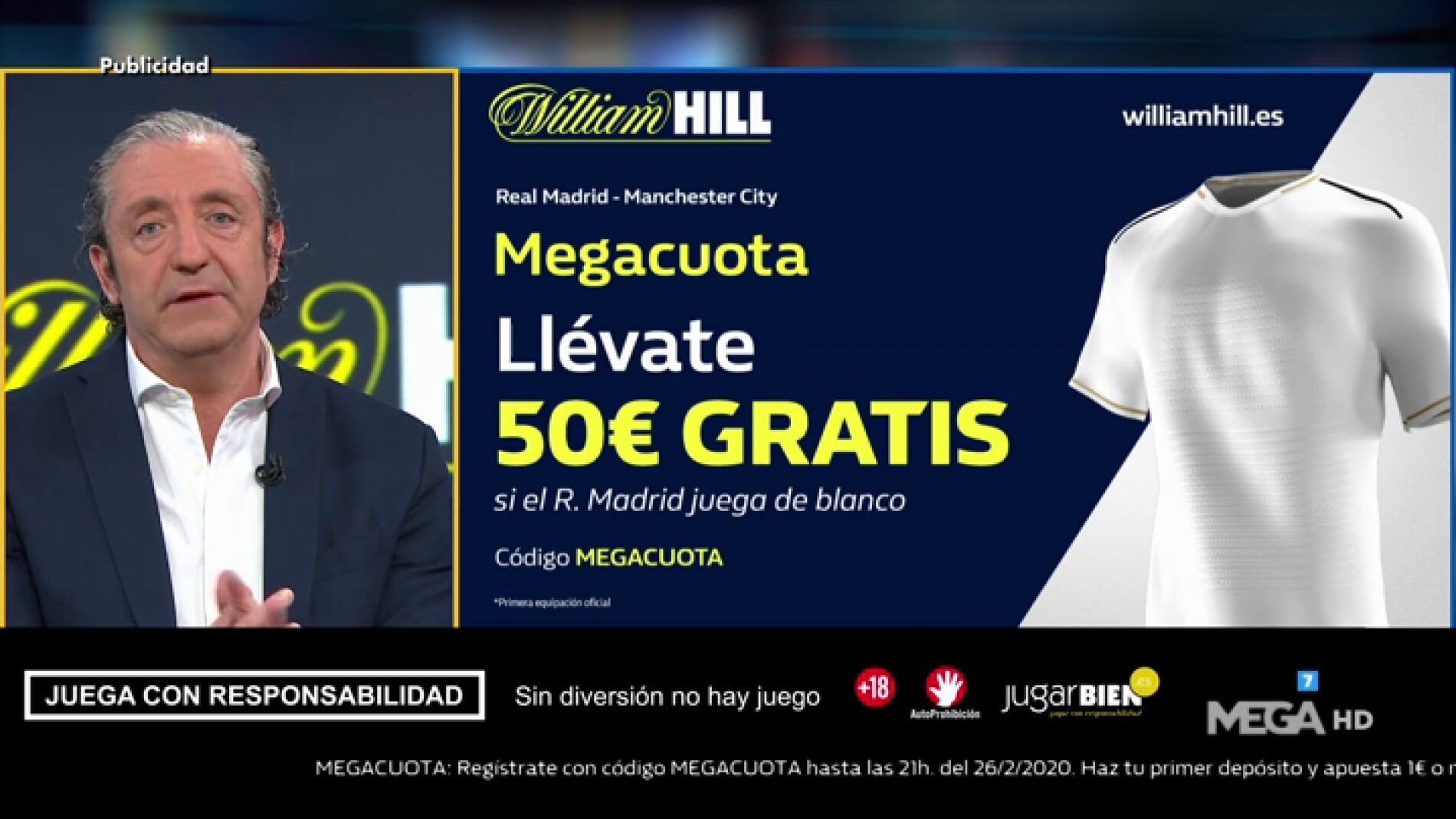Josep te trae la mejor oferta de registro para que apuestes con William Hill