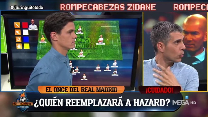 Los tertulianos intentan adivinar el once que sacará Zidane ante el Manchester City Los tertulianos intentan adivinar el once que sacará Zidane ante el Manchester City