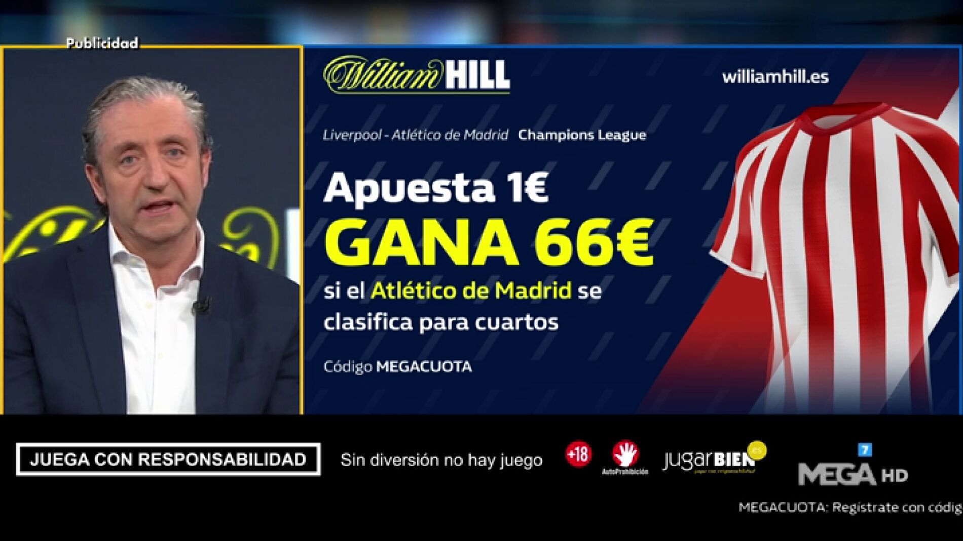 Josep te trae la mejor oferta de registro para que apuestes con William HillJosep te trae la mejor oferta de registro para que apuestes con William Hill