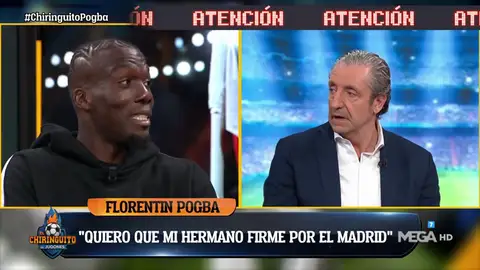 Florentin Pogba: "Quiero que mi hermano fiche por el Madrid" Florentin Pogba: "Quiero que mi hermano fiche por el Madrid"