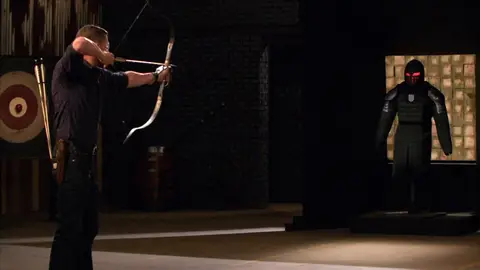 El arco de Robin Hood Forjado a fuego