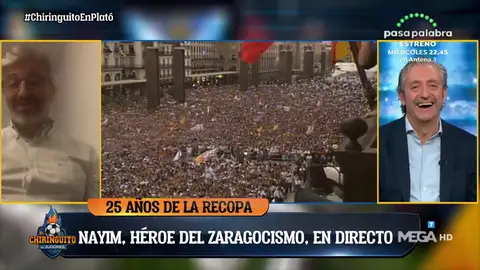 NAYIM RECUERDA SU GOL NAYIM RECUERDA SU GOL