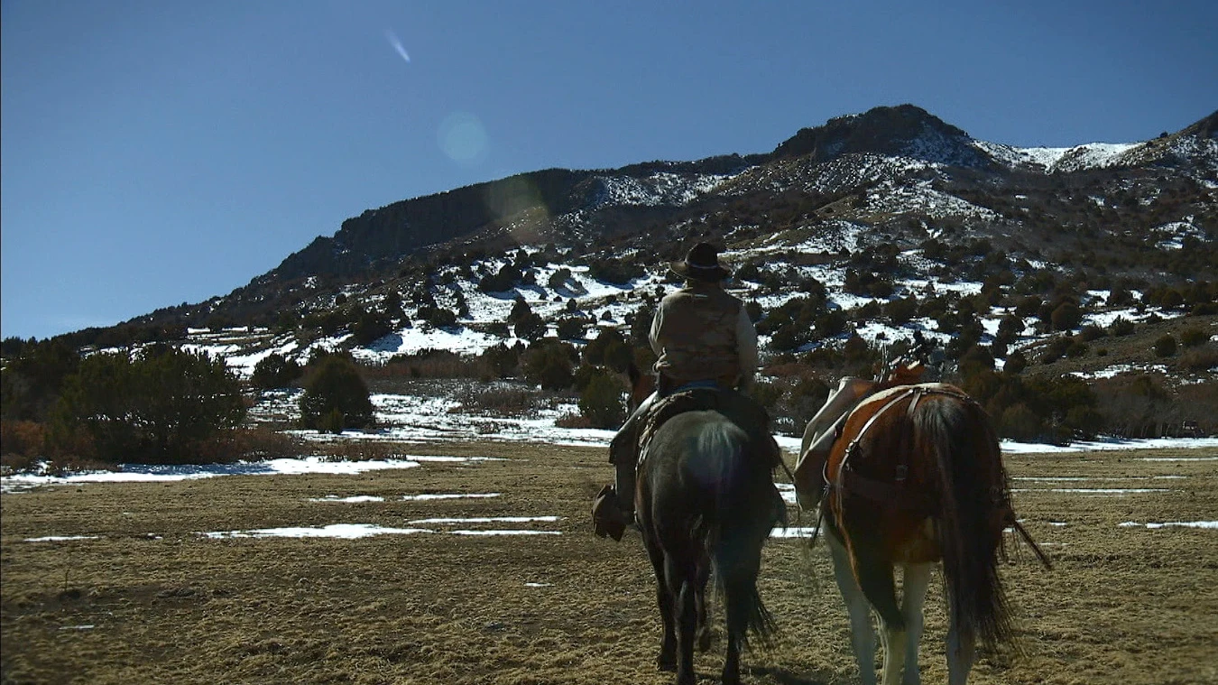 Kyle y su caballo Mountain men