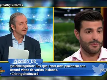 MIGUEL TORRES, ex futbolista y futuro entrenador, en El Chiringuito MIGUEL TORRES, ex futbolista y futuro entrenador, en El Chiringuito