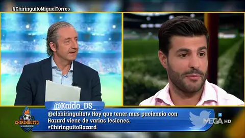 MIGUEL TORRES, ex futbolista y futuro entrenador, en El Chiringuito MIGUEL TORRES, ex futbolista y futuro entrenador, en El Chiringuito