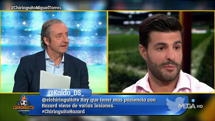 MIGUEL TORRES, ex futbolista y futuro entrenador, en El Chiringuito 