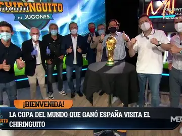 La Copa del Mundo que ganó España en 2010, en El Chiringuito La Copa del Mundo que ganó España en 2010, en El Chiringuito