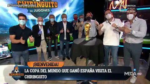 La Copa del Mundo que ganó España en 2010, en El Chiringuito La Copa del Mundo que ganó España en 2010, en El Chiringuito