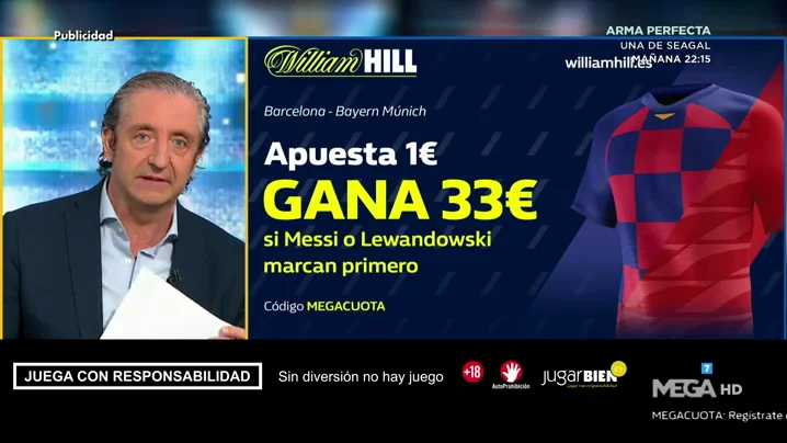 Josep te trae la mejor oferta de registro para que apuestes con William Hill