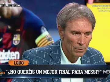LOBO CARRASCO: "Si Messi se va, me iré con él hasta el último regate" LOBO CARRASCO: "Si Messi se va, me iré con él hasta el último regate"