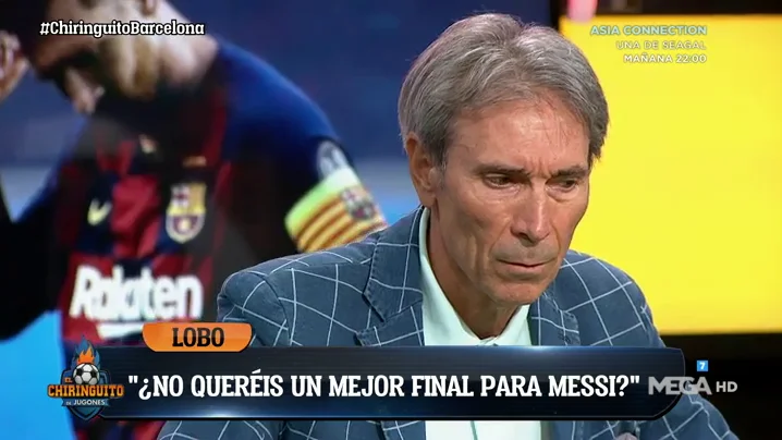 LOBO CARRASCO: "Si Messi se va, me ir&eacute; con &eacute;l hasta el &uacute;ltimo regate"