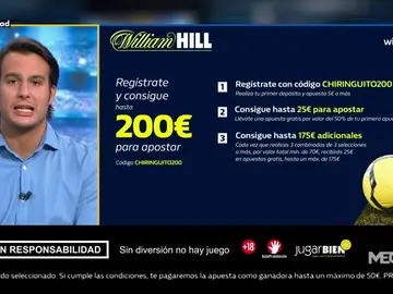 Juanfe te trae la mejor oferta de registro para que apuestes con William Hill Juanfe te trae la mejor oferta de registro para que apuestes con William Hill
