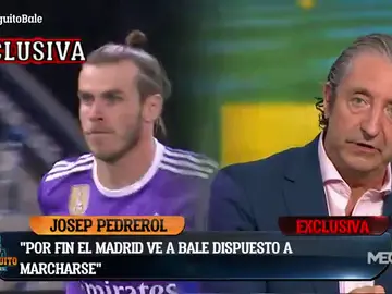 Josep Pedrerol: "BALE está DISPUESTO a MARCHARSE del Real MADRID". Josep Pedrerol: "BALE está DISPUESTO a MARCHARSE del Real MADRID".