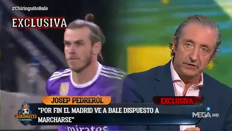 Josep Pedrerol: "BALE está DISPUESTO a MARCHARSE del Real MADRID".  Josep Pedrerol: "BALE está DISPUESTO a MARCHARSE del Real MADRID".