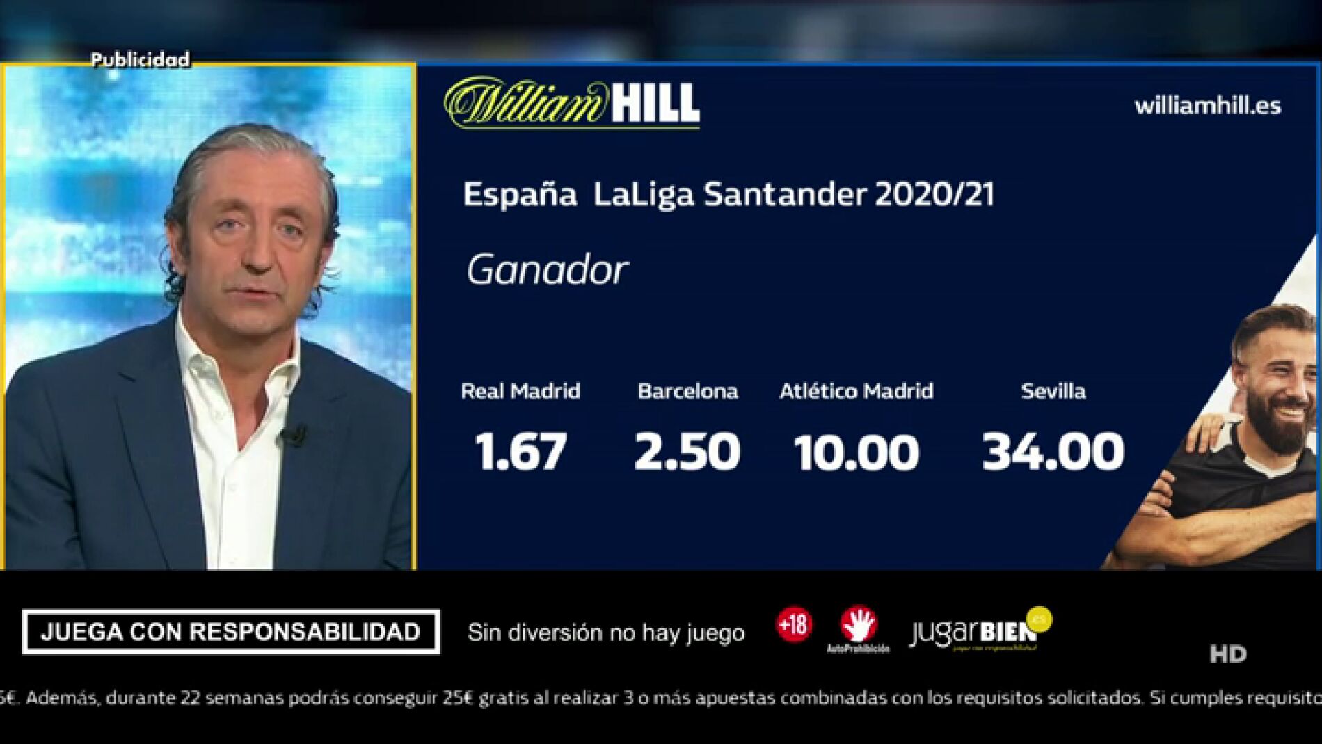 Josep te trae la mejor oferta de registro para que apuestes con William Hill