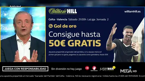 Josep te trae la mejor oferta de registro para que apuestes con William Hill Josep te trae la mejor oferta de registro para que apuestes con William Hill
