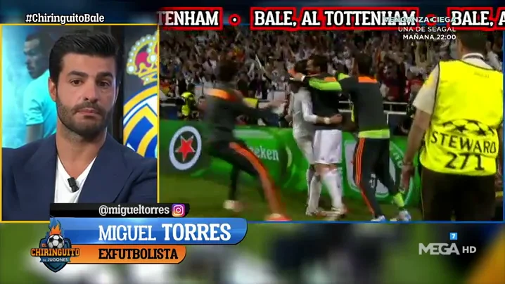 MIGUEL TORRES: "El Real Madrid es la m&aacute;xima exigencia y Bale no se ha echado el equipo a la espalda"
