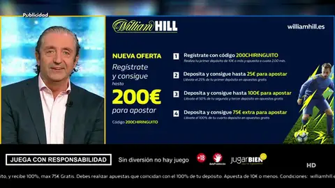 Josep te trae la mejor oferta de registro para que apuestes con William Hill Josep te trae la mejor oferta de registro para que apuestes con William Hill