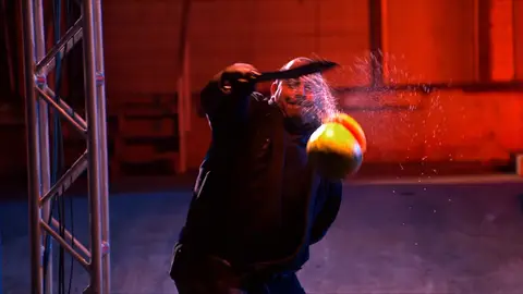 La prueba final Forjado a fuego: Cuchillo o muerte