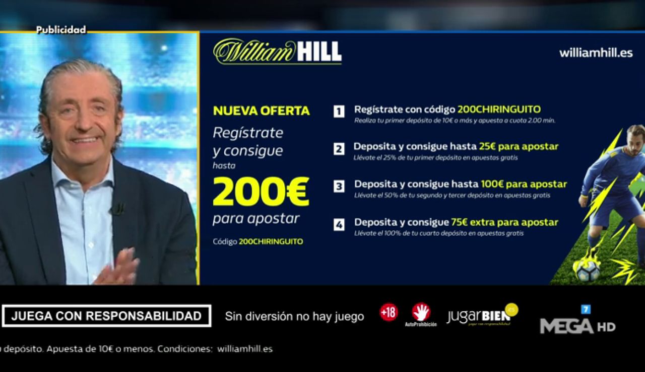 Josep te trae la mejor oferta de registro para que apuestes con William Hill Josep te trae la mejor oferta de registro para que apuestes con William Hill