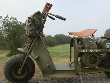 Una moto de la Segunda Guerra Mundial
