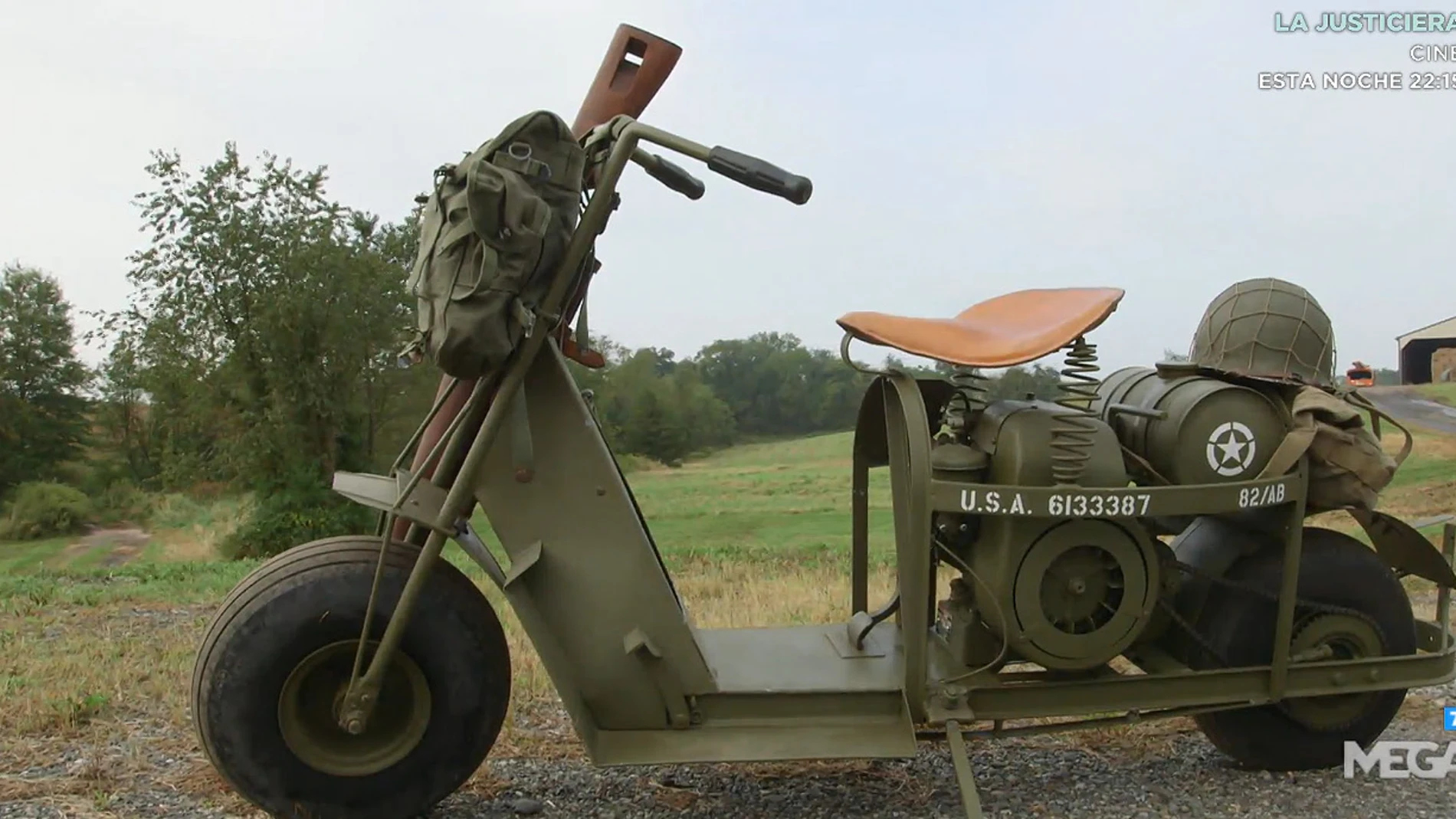 Una moto de la Segunda Guerra Mundial