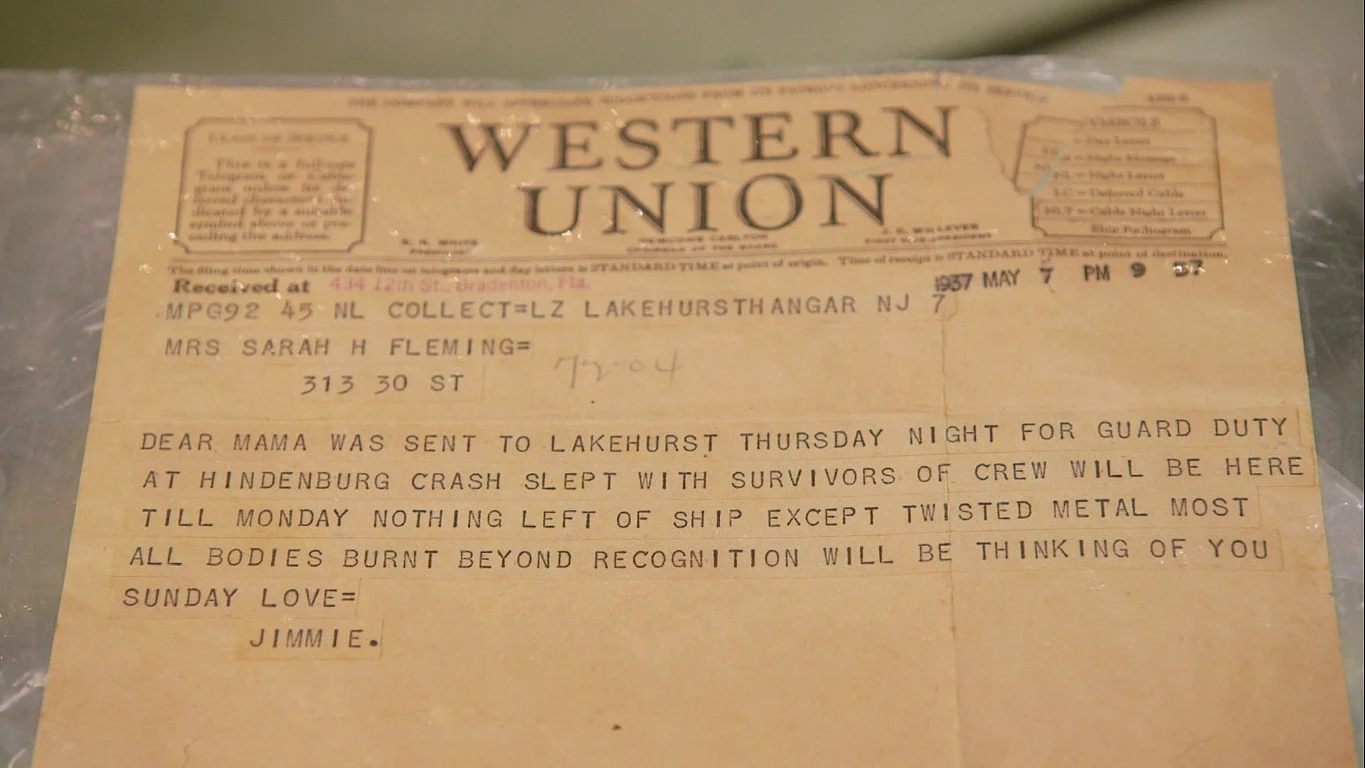 Telegrama del Hindenburg La casa de empeños
