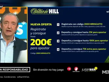 Josep te trae la mejor oferta de registro para que apuestes con William Hill Josep te trae la mejor oferta de registro para que apuestes con William Hill