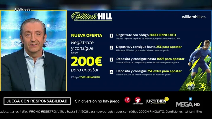 Josep te trae la mejor oferta de registro para que apuestes con William Hill