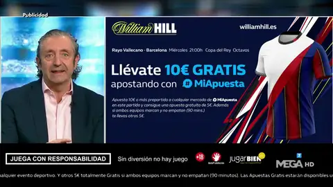 Josep te trae la mejor oferta de registro para que apuestes con William Hill Josep te trae la mejor oferta de registro para que apuestes con William Hill