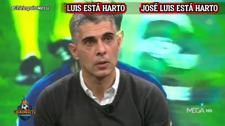 Jos&eacute; Luis S&aacute;nchez: "Sois rehenes de Messi"