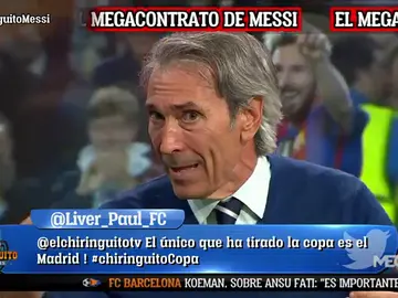 Lobo Carrasco: "El Real Madrid me tenía fichado" Lobo Carrasco: "El Real Madrid me tenía fichado"