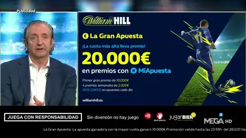 Josep te trae la mejor oferta de registro para que apuestes con William Hill Josep te trae la mejor oferta de registro para que apuestes con William Hill
