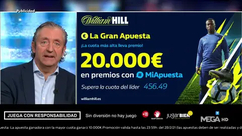 Josep te trae la mejor oferta de registro para que apuestes con William Hill Josep te trae la mejor oferta de registro para que apuestes con William Hill