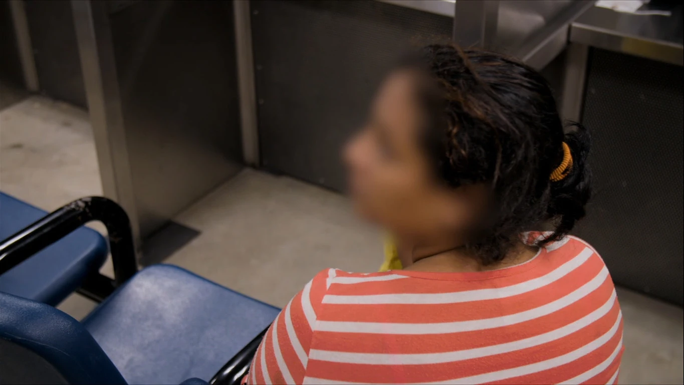 Esta mujer pide asilo en USA Patrulla de fronteras USA