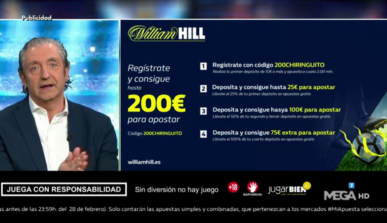 Josep te trae la mejor oferta de registro para que apuestes con William Hill Josep te trae la mejor oferta de registro para que apuestes con William Hill