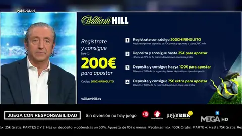 Josep te trae la mejor oferta de registro para que apuestes con William Hill Josep te trae la mejor oferta de registro para que apuestes con William Hill