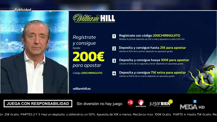 Josep te trae la mejor oferta de registro para que apuestes con William Hill Josep te trae la mejor oferta de registro para que apuestes con William Hill