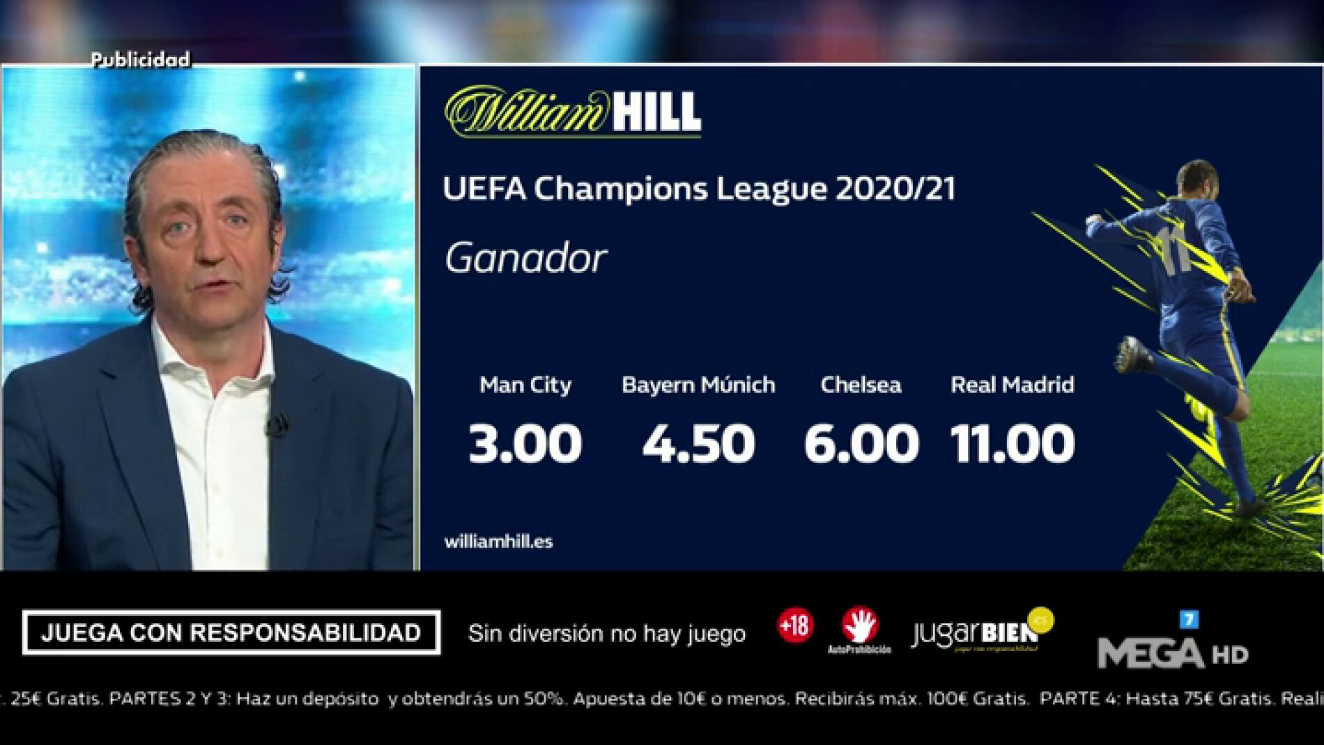 Josep te trae la mejor oferta de registro para que apuestes con William Hill