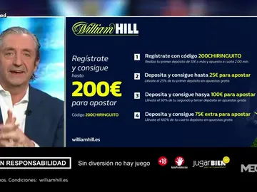 Josep te trae la mejor oferta de registro para que apuestes con William Hill Josep te trae la mejor oferta de registro para que apuestes con William Hill