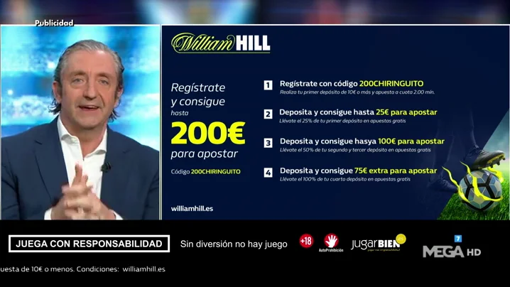 Josep te trae la mejor oferta de registro para que apuestes con William Hill Josep te trae la mejor oferta de registro para que apuestes con William Hill