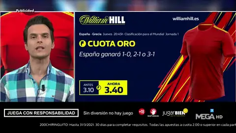 Diego Plaza te trae la mejor oferta de registro para que apuestes con William Hill Diego Plaza te trae la mejor oferta de registro para que apuestes con William Hill