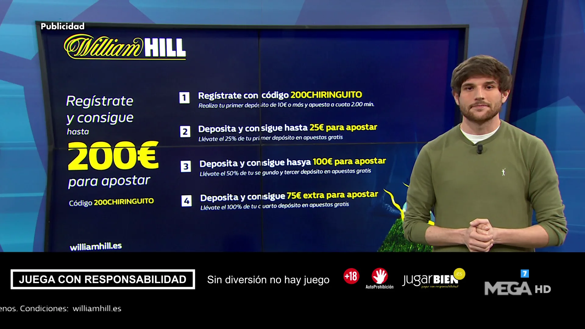 Richi Burgos te trae la mejor oferta de registro para que apuestes con William Hill Richi Burgos te trae la mejor oferta de registro para que apuestes con William Hill