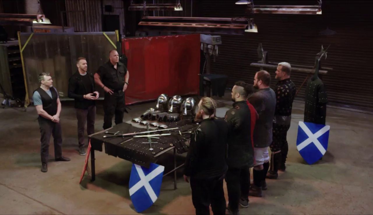 Los luchadores de 'Knight Fight' se preparan para la Guerra de Independencia escocesa