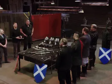 Los luchadores de 'Knight Fight' se preparan para la Guerra de Independencia escocesa Los luchadores de 'Knight Fight' se preparan para la Guerra de Independencia escocesa